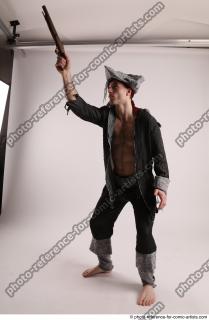 JACK PIRATE STANDING POSE WITH GUN #3